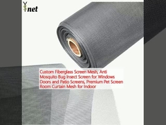 Custom Fiberglass Screen Mesh, Anti Mosquito Bug Insect Screen for Windows Doors and Patio Screens, Premium Pet Screen Room Curtain Mesh for Indoor
