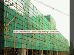 HDPE Fire Retardant Debris Safety Netting Construction