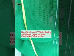 Blue Color Fr Anti UV Plastic Building Scaffold and Debris Fall Arrest Construction Safety Netting