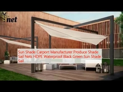 Sun Shade Carport Manufacturer Produce Shade Sail Nets HDPE Waterproof Black Green Sun Shade Sail