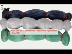 Hot Sale 0.25-0.28mm Nylon Knotted Net Nylon Mono Fishing Net