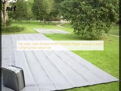 Top Seller 3x8m Knitted HDPE Outdoor Plastic Caravan Carpet Camping Mat carpet net 
