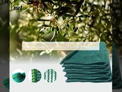 Hot Selling Olive Net Greek Markets Triangular Mesh Surface Plastic Net Green HDPE Orchard Olive Harvest Net