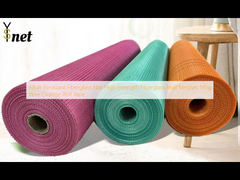 Alkali Resistant Fiberglass Net High Strength Fiberglass Wall Meshes 145g Wire Orange Roll Tape